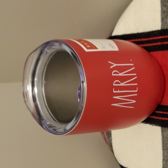 Rae Dunn Christmas Insulated Stainless Steel Wine Cup Merry - Picture 2 of 2